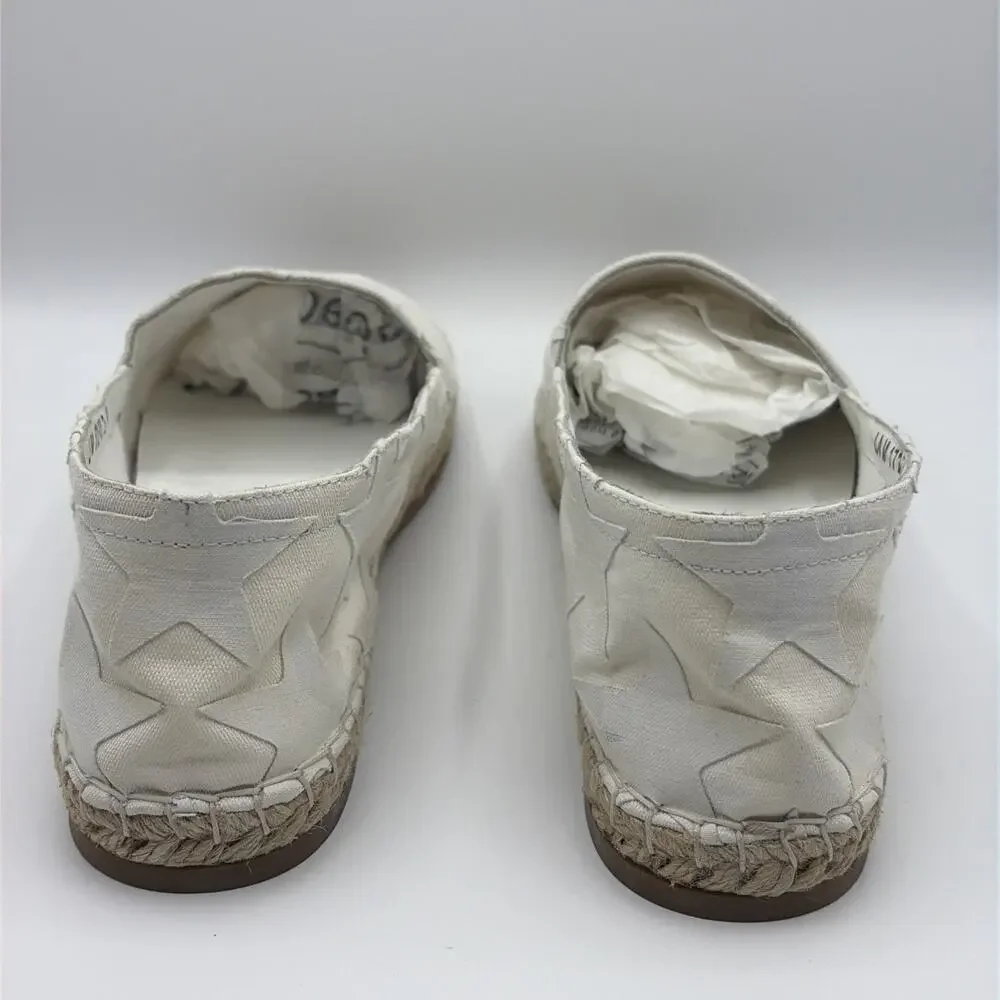 Valentino Garavani Star Bianco Canvas Espadrilles White EU 40 Made in Spain